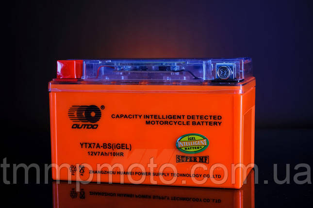 Мотоакумулятор OUTDO 12v7a.h. GEL, фото 1