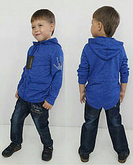 Дитяча трикотажна парка для дівчаток і хлопчиків Розмір 110-116 Електрик