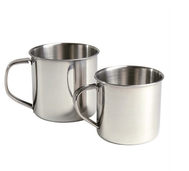 Туристична Кружка з ручкою 500 мл Mil-Tec від Sturm (14602000) Нержавіюча сталь