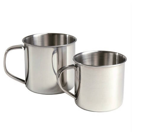 Туристична Кружка з ручкою 500 мл Mil-Tec від Sturm (14602000) Нержавіюча сталь, фото 1