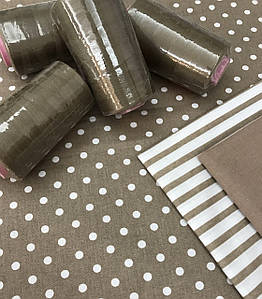 Нитка швейна 40/2, коричнева 4000 ярдів