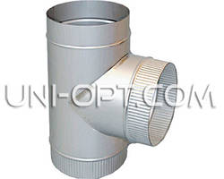 Трійник димохідний 87° з неіржавіючої сталі Ø 85-300 (AISI-430)