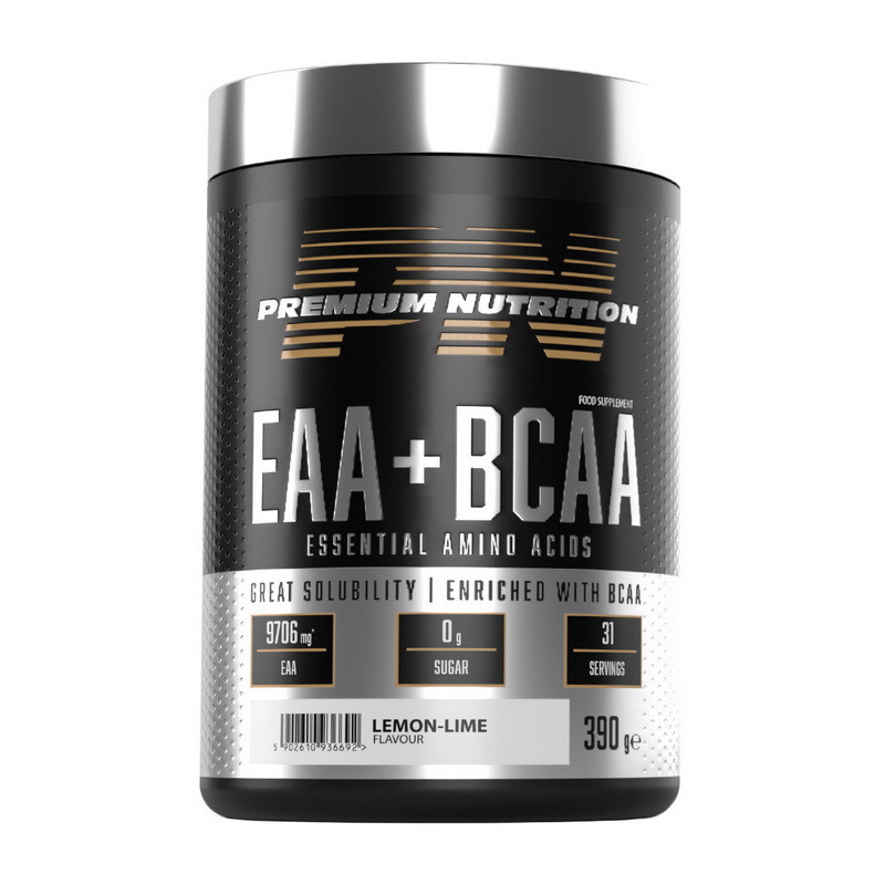 EAA + BCAA (оптимальное восстановление) Premium Nutrition EAA + BCAA (390 g) Голубая малина, фото 1