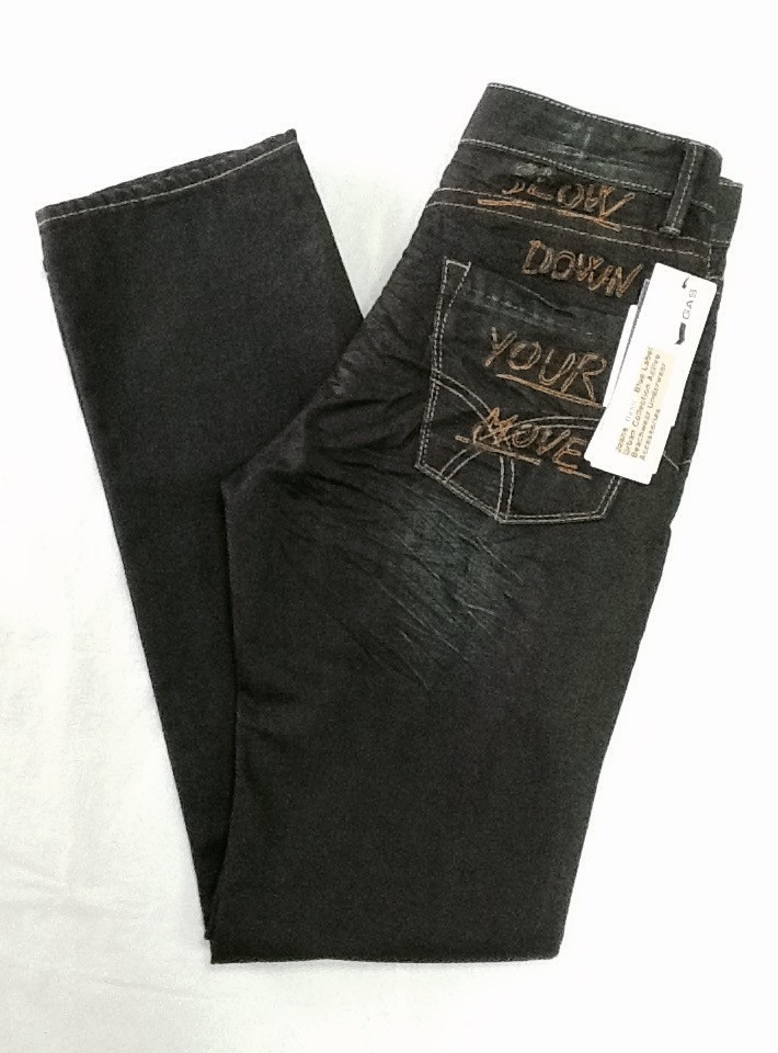 Джинси чоловічі темно-сині завужені на болтах, фото 1