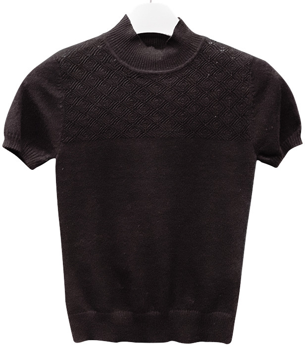 Кофта Deloras з декоративною вставкою, р. 134-164, чорна