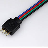 Коннектор SMD 5050 RGB 4pin папа-провод