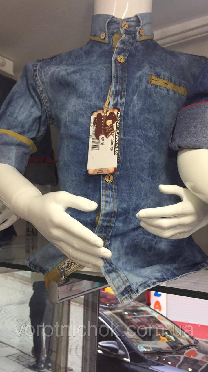 Детская джинсовая рубашка - фото 1 - id-p509842163