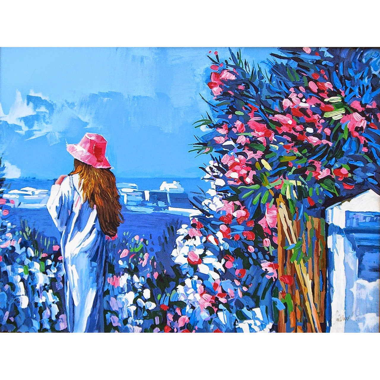 KH 2119 "Морський пейзаж" Розпис по номерам на полотні 40х50см, фото 1