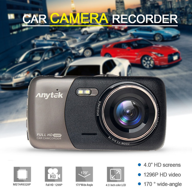Авторегистратор ANYTEK B50 премиум класса IPS 4" дюйма видеорегистратор вакуумное крепление качественный