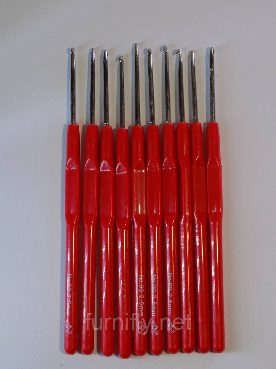 Набор крючков для вязания 2.5 мм (10 шт) - фото 1 - id-p509852026