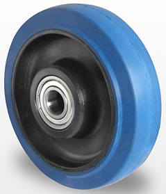 Колеса без кронштейна (эластичная резина / полиамид)