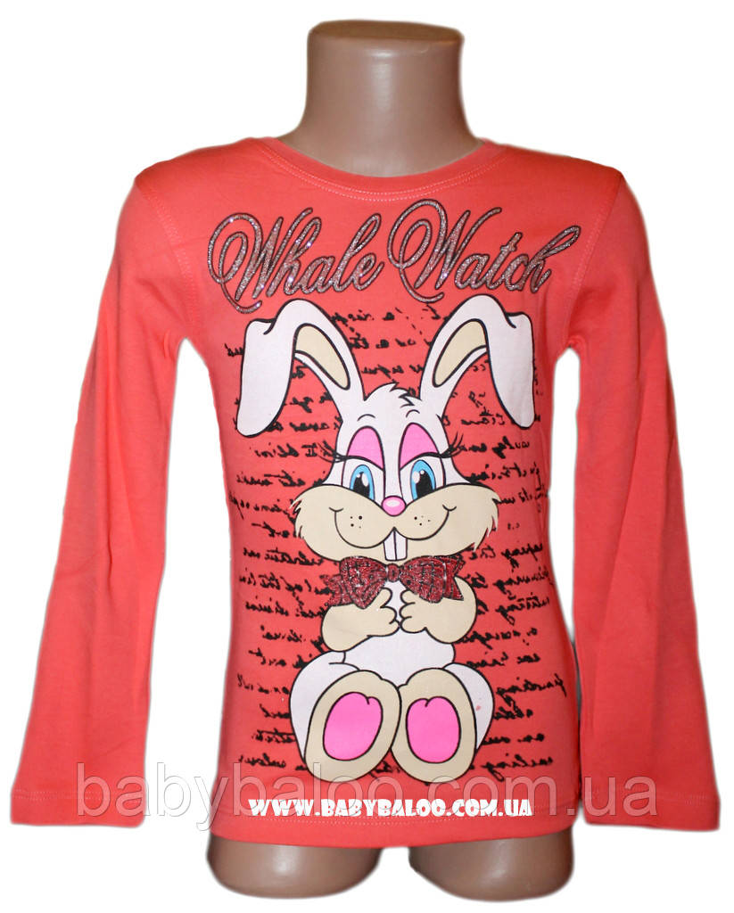 Батник підліток "Заєць з червоним бантом" (від 116 см до 152 см)