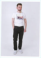 Брюки в стиле casual Отто Керн коричневого цвета, 17MX2P1307