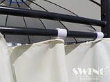 Круглий павільйон Swing&Harmonie 3.5 м Сірий з освітленням LED, фото 5