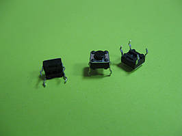 Кнопка тактова 6x6x4,3 mm DIP 4pin