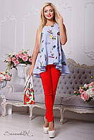 Блуза туніка модна жіноча (42-48), доставка по Україні