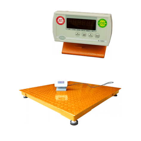 Платформенные весы ЗЕВС ВПЕ Эконом 1500х1500 (1000кг), фото 1