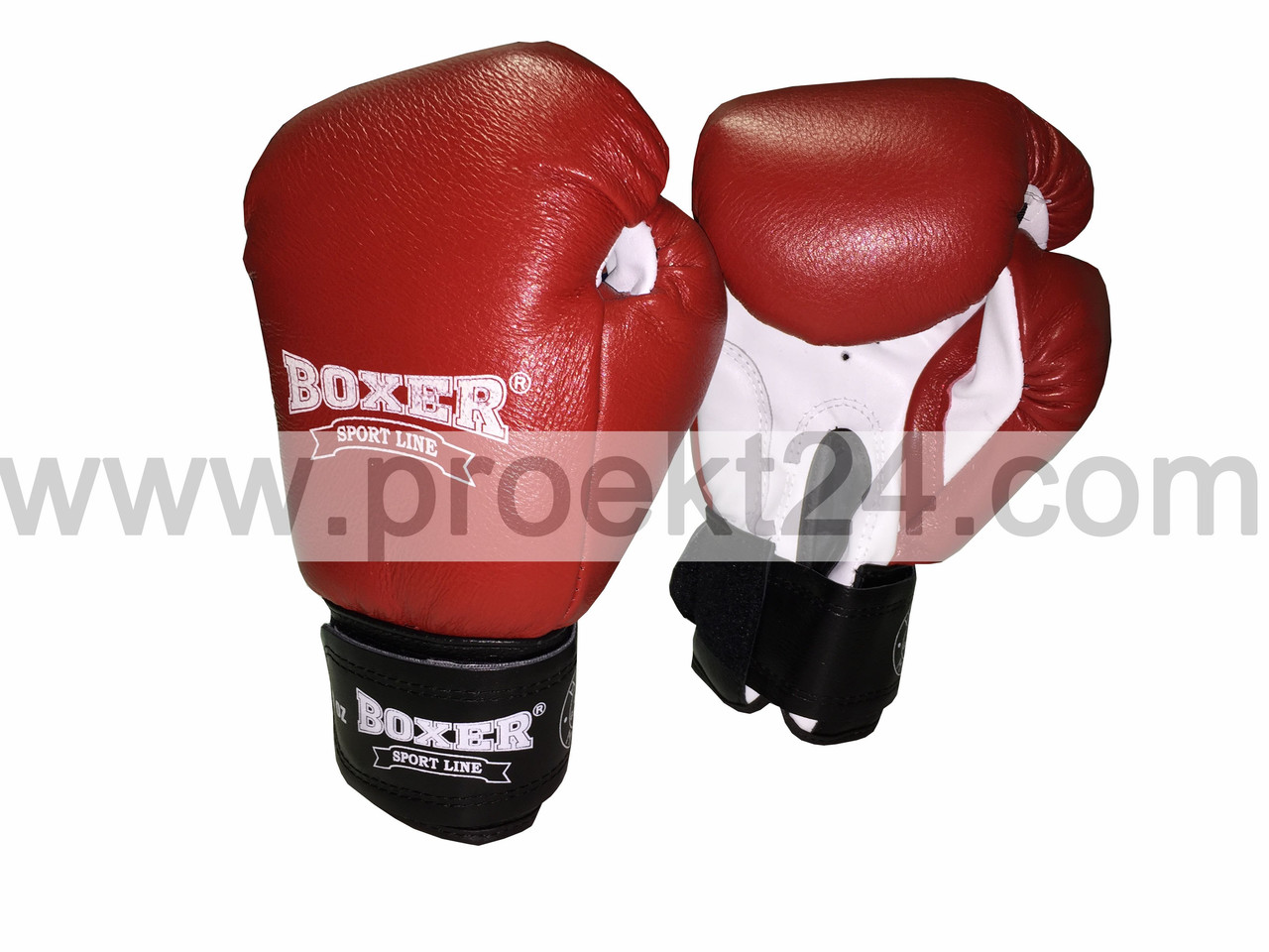 Боксерские перчатки BOXER 10 oz кожа красные (ID#509997881), цена: 990 ...