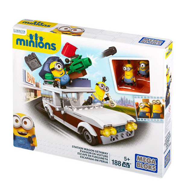 Конструктор Minions Фургон Міньйонів, Mega Bloks 188 деталей, фото 1