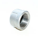 Заглушка нержавіюча внутрішня різьба Ду32 G11/4" AISI304, фото 2