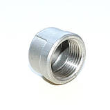 Заглушка нержавіюча внутрішня різьба Ду32 G11/4" AISI304, фото 3