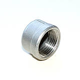 Заглушка нержавіюча внутрішня різьба Ду32 G11/4" AISI304, фото 7