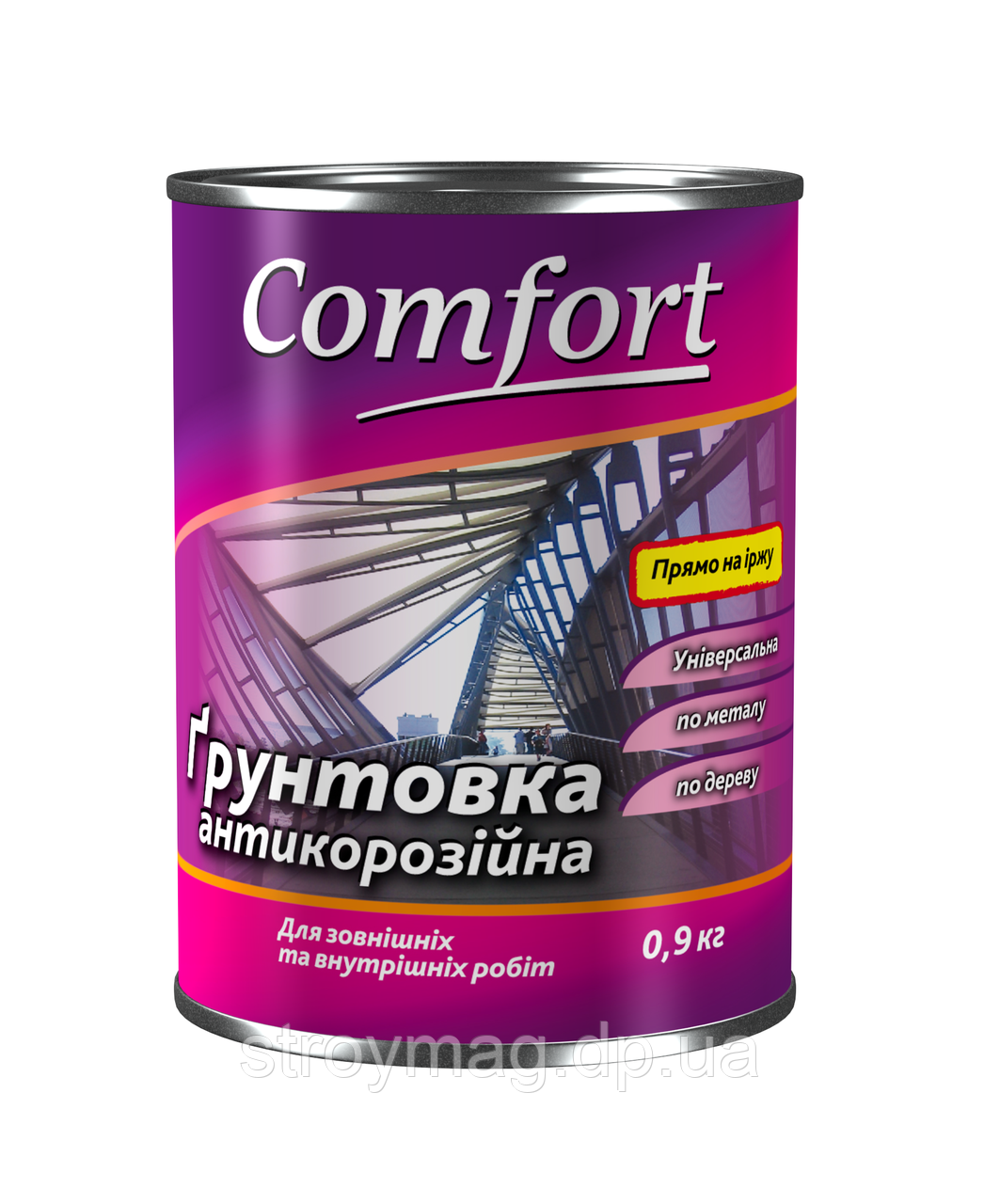 Ґрунтовка Comfort ГФ-021 2,8 кг червоно-коричневий