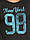Чоловіча футболка LC Waikiki чорного кольору з написом New York 98, фото 4