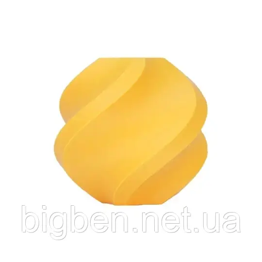 Нить ABS Bambu Lab 1,75 мм 1 кг - в комплекте с многоразовой катушкой - мандариновый желтый 503077, фото 1