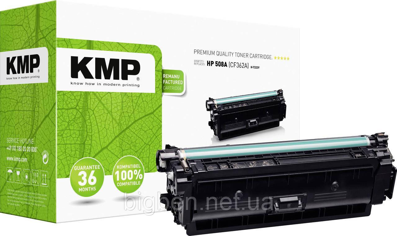 KMP Toner Replacement HP 508A, CF362A replacement Yellow 5000 pages H-T223Y 2537.0009 521025, фото 1