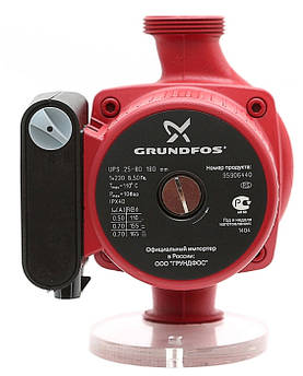 Насос циркуляційний Grundfos UPS 25-80  180 мм  1x220 V