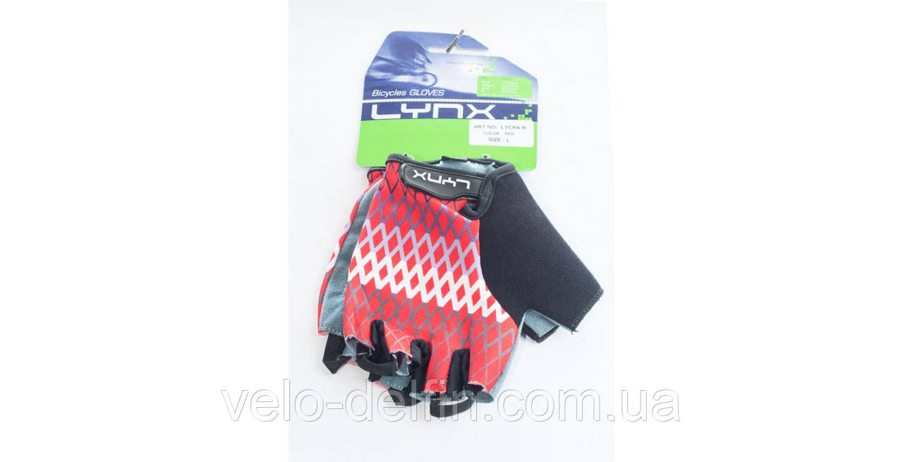 Рукавички Lynx Lycra Red