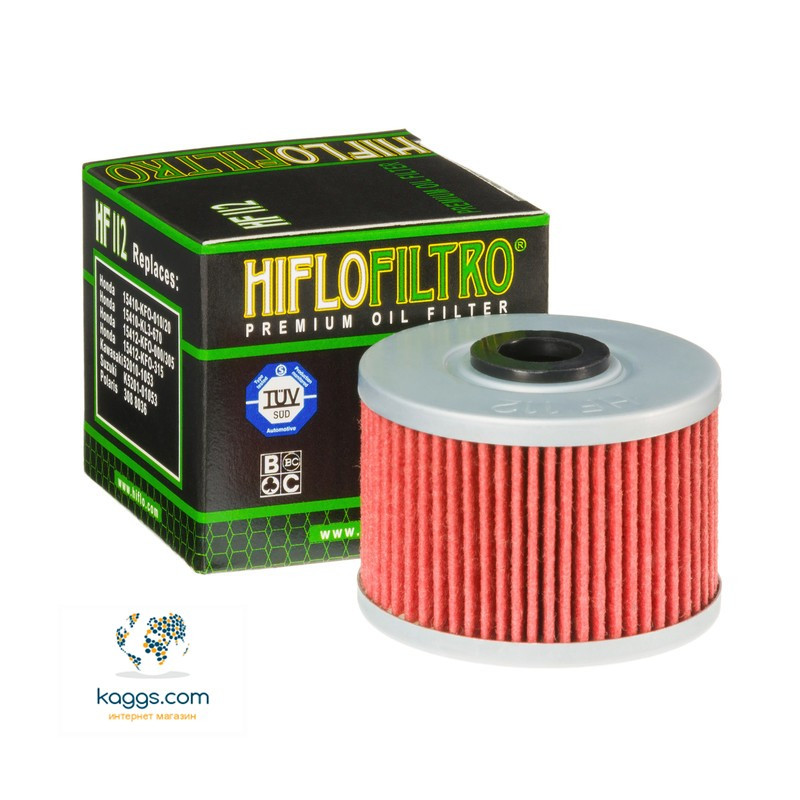 Оливний фільтр Hiflo HF112 для Honda, Gas Gas, Kawasaki, Polaris, Suzuki