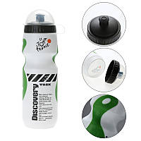 Фляга Discovery для велосипеда 650ml велосипедная бутылка White-Green