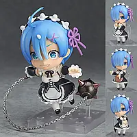 Аниме фигурка Рем Re: zero Rem Ре: зеро нендороид жизни в альтернативном мире с нуля, подвижная шарнирная