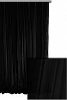 Тюль сітка грек фатин гіпюр французький колір чорний