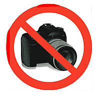 Табличка-наклейка зі знаком "Забороно фотографувати та знімати на відеокамеру"