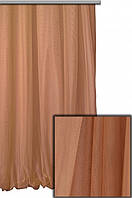 Тюль сітка грек фатин гіпюр французький колір 8012 світло-коричневий