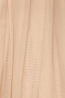 Тюль сітка грек фатин французький цвіт 8023 бежевий