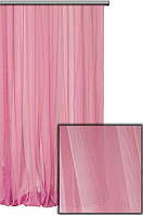 Тюль сітка грек фатин французький цвіт 7004 рожевий