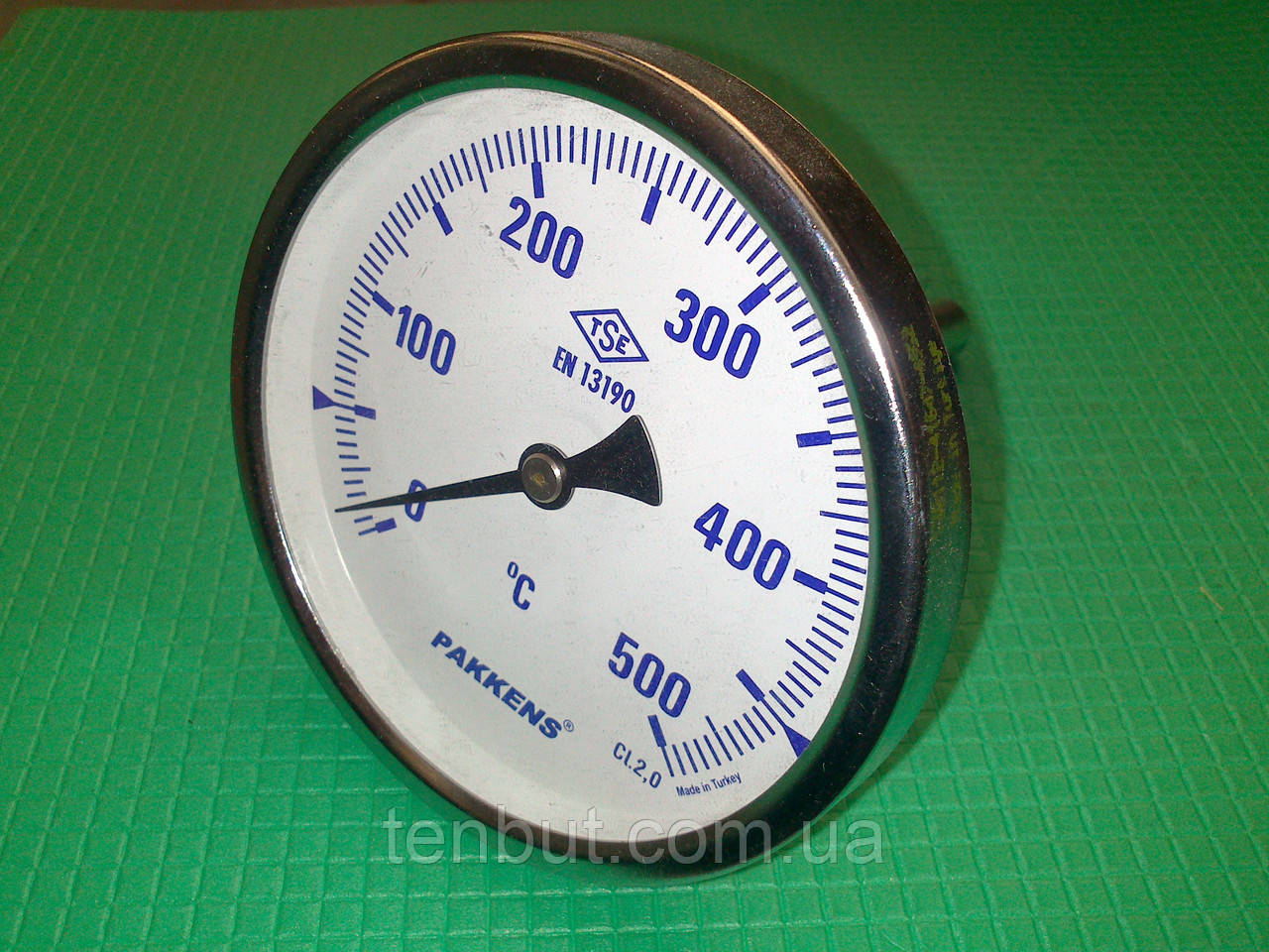 Термометр трубчастий PAKKENS 0-500°C град./Ø-100 мм./довжина-100 мм. виробництво Туреччина, фото 1