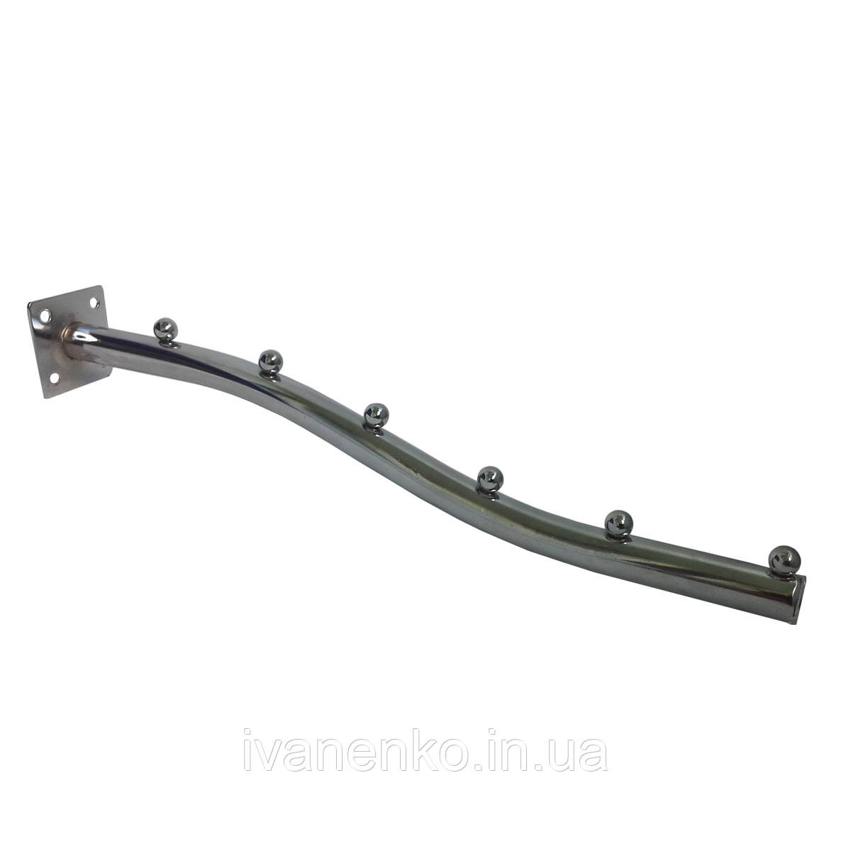 Кронштейн (флейта) кругла до стіни 350 мм, 6 кульок, фото 1