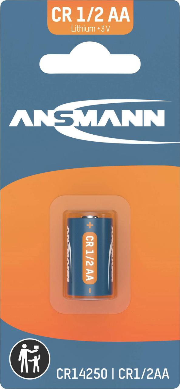 Батарейка для камери 1/2 AA Ansmann 3V-CR1/2AA / CR14250 3 V 1 шт.