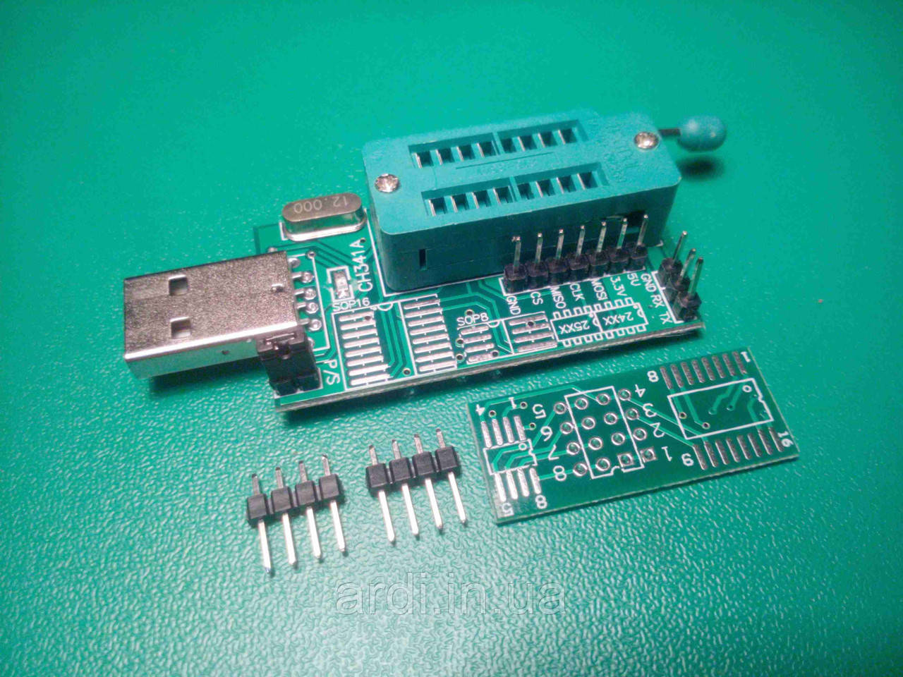 USB программатор CH341A 24 25 FLASH 24 EEPROM