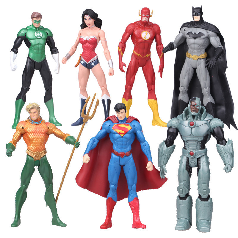Фігурки супергероїв 6в1 "Ліга Справедливості" - Superheroes from Justice League, DC Comics