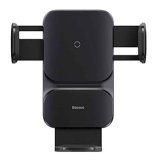 Автодержатель для телефона с БЗУ Baseus Wisdom Auto Alignment 15W Black