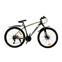 Велосипед CrossBike Tracker 26" 17" Чорний-Жовтий [26СTA-004628]