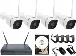 4 камери відеоспостереження Wifi Hd Set 2TB Cctv Disk рекордер, фото 1