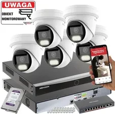 5 IP камери встановити Hikvision DS-2CD2H43G2-LIZS2U (2.8-12мм) 4MPX MotoZoom Smart Hybrid Light Acusense Image 2K, регульований, фото 1
