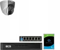 Набор Bcs IP-видеонаблюдения с 1 камер Bcs-P-Eip24Fsr3-Ai2 Cctv 4Mpx